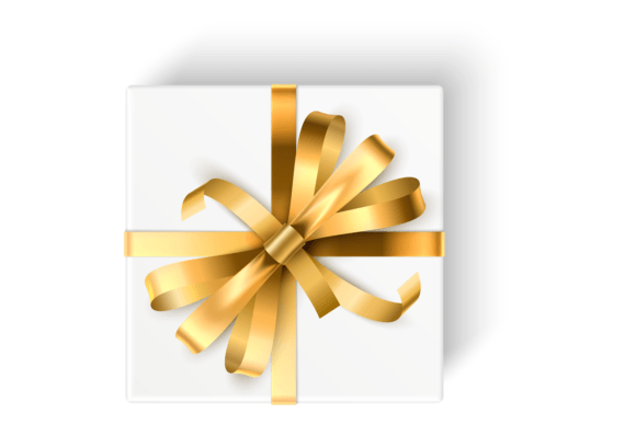 Download Giftbox Top View. Realistic White Gift W - Top Collection