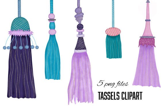 Download Tassels Clipart - Digital Illustrations - Illustrations Collection