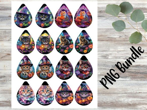 Download Halloween and Crystal Cat Teardrop - Premium Bundle
